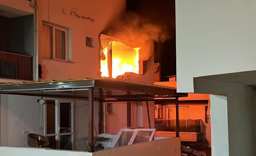 Aydın’da bir evin mutfağında patlamanın ardından yangın çıktı: 1 yaralı