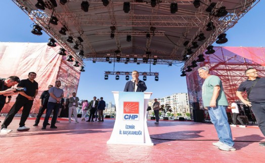 Başkan Tugay, Gündoğdu'daki hazırlıkları inceledi; Miting tarihe geçecek!