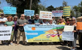 Bodrum'da 'Kıyılar halkındır' eylemi