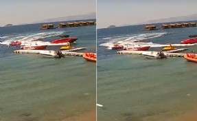 Bodrum'da denizde feci kaza: 1'i ağır 3 turist yaralı