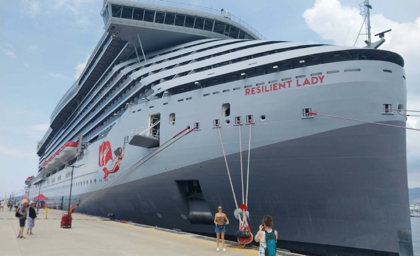 Bodrum’a denizden 2 bin 539 turist geldi