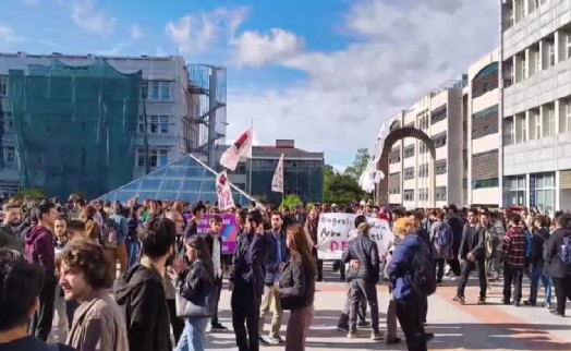 Boğaziçi Üniversitesi'nde 'Nureddin Yıldız' protestosu: 15 kişi adliyeye sevk edildi