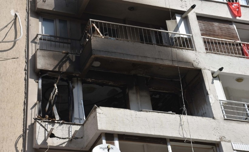 Bornova'da gaz sızıntısı sonrası patlama: 'Bomba patladı sandık!'