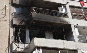 Bornova'da gaz sızıntısı sonrası patlama: 'Bomba patladı sandık!'