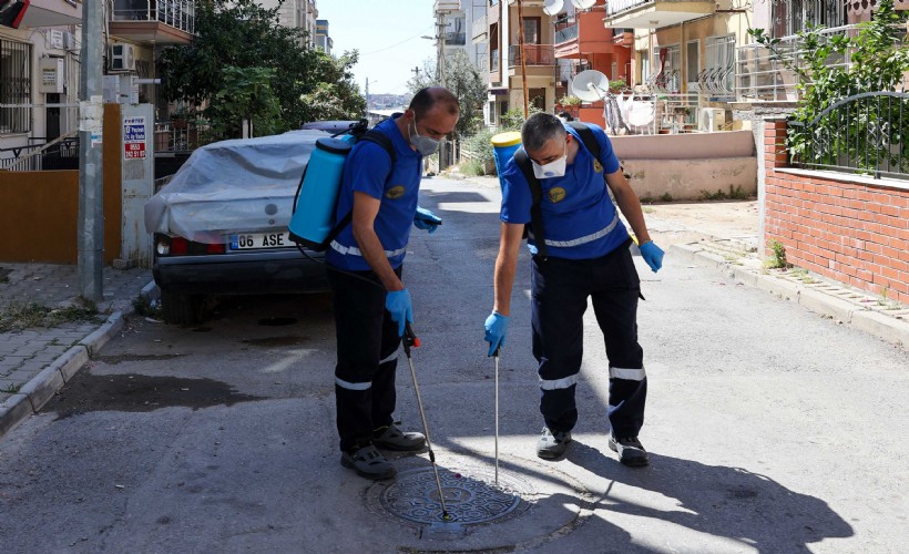 Buca'da ilaçlama çalışması: Haşerelere geçit yok
