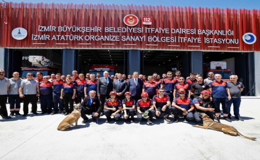 Çiğli İAOSB İtfaiye İstasyonu hizmete açıldı