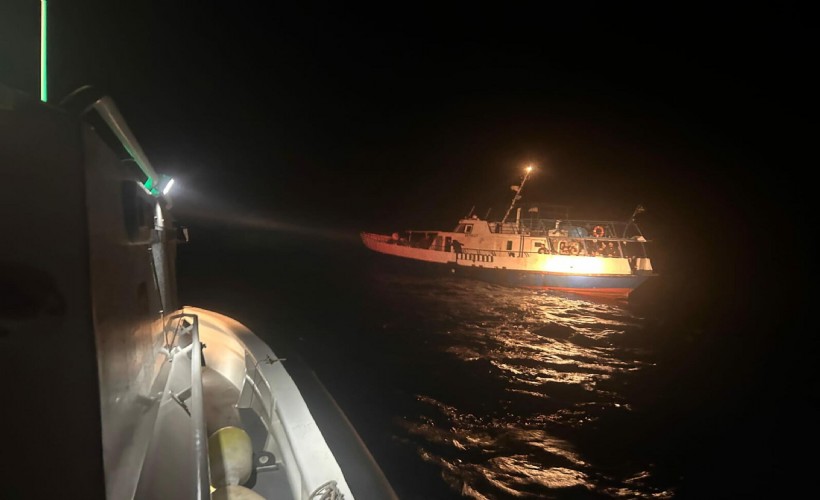 Datça'da 93 kaçak göçmen ile 3 organizatör yakalandı