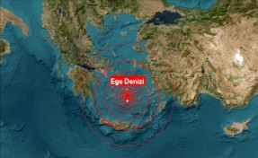 Ege Denizi'nde deprem!