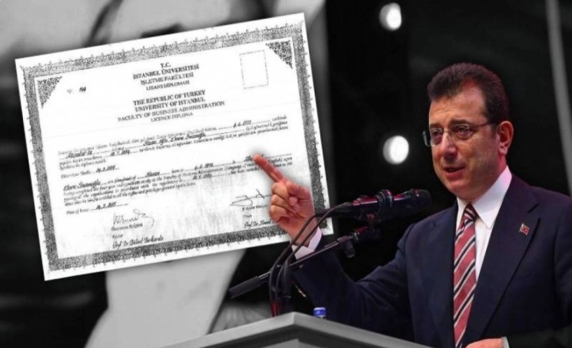 Ekrem İmamoğlu'na diploma iptali tebligatı