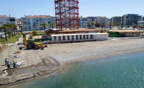 Güzelbahçe’de tekneler için çekek yeri yapıldı
