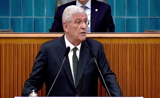 İYİ Parti lideri Dervişoğlu'ndan grup toplantısında sert çıkış: 'Siz hepiniz biz tek'