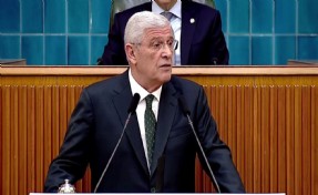 İYİ Parti lideri Dervişoğlu'ndan grup toplantısında sert çıkış: 'Siz hepiniz biz tek'