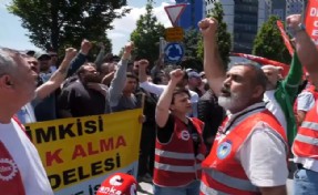 İşçilerden Şişli'deki kayyım yönetimine protesto: Haklarımızı alamıyoruz