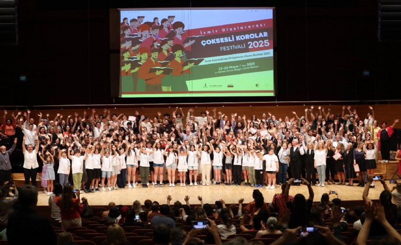İzmir Uluslararası Çoksesli Korolar Festivali’nde muhteşem final
