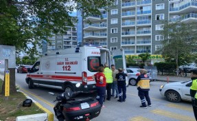 Kaza yapan alkollü motosiklet sürücüsü, yardım eden sağlık personellerine hakaretler savurdu