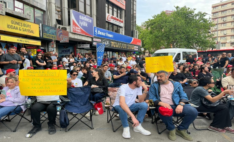 Konak'ta TİS krizi patlak verdi: Bin 500 işçi greve çıktı