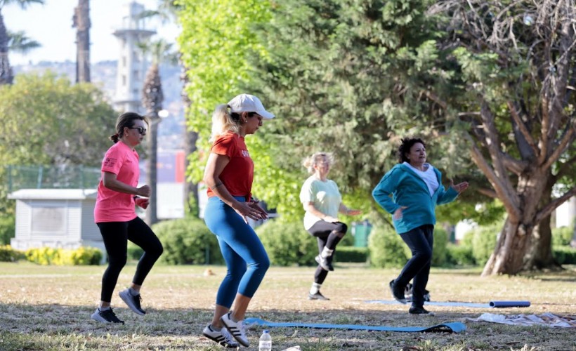Konak’ta açık havada spor keyfi başladı