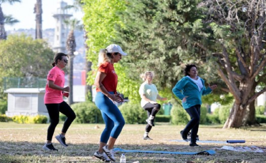 Konak’ta açık havada spor keyfi başladı