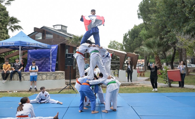 Konak’ta gençliğin ışığı sporun gücüyle parladı