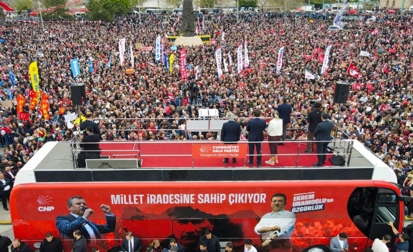 Konya'da meydanlar doldu: CHP'den iktidara sert mesajlar