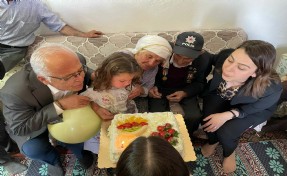 Kore Gazisi Mehmet Gün'e Büyükşehir'den sürpriz doğum günü kutlaması