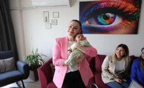 Menderes'te 'hoş geldin 200. bebek'