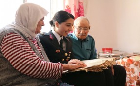 Muğla'da jandarmadan 75 yıllık çifte ziyaret