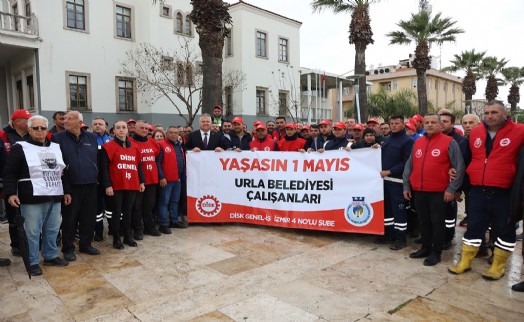 Urla’da işçiye çifte bayram