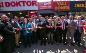 Veli Ağbaba, CHP Güzelbahçe İlçe Başkanlığı yeni binası açıldı
