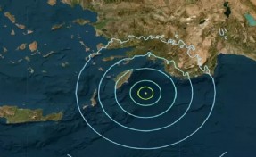 Ege Denizi'nde 5 büyüklüğünde deprem