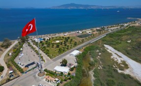 Aliağa plajları tatilcileri ağırlamaya hazır