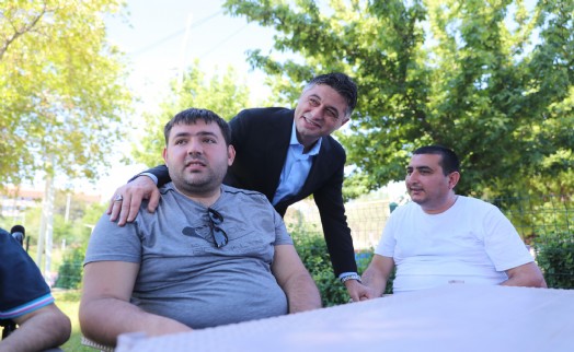 Aliağa’da protokol ve vatandaşlar bayramlaştı
