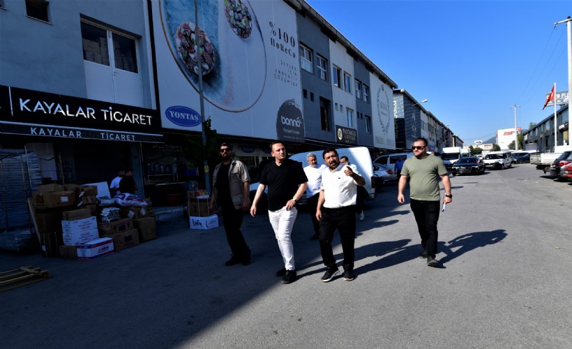 Başkan Eşki’den Fincancılar Çarşısı ziyareti