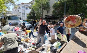 Başkan Görkem Duman vatandaşlarla çöp topladı