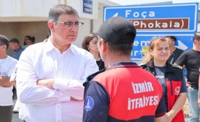 Başkan Tugay'dan yangın açıklaması: Herkes dikkatli olsun