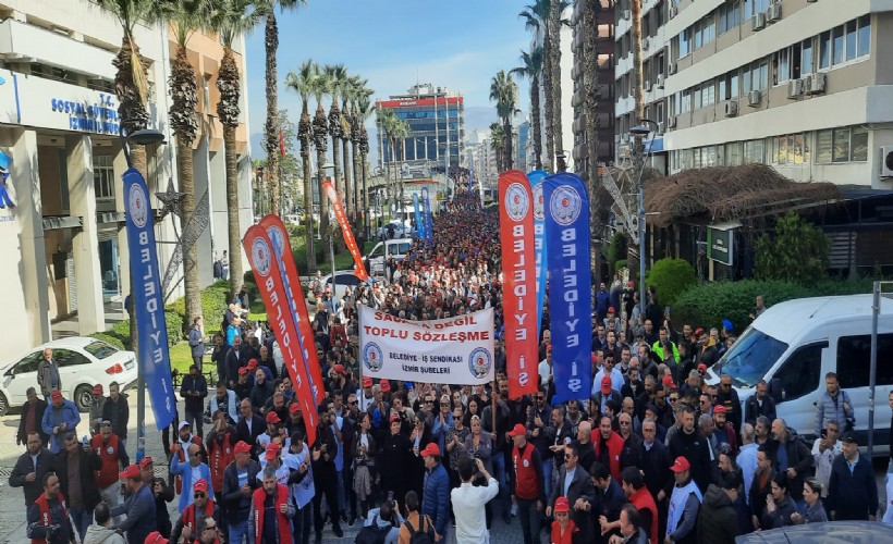 Belediye-İş sendika yöneticilerinden İzmir çıkarması