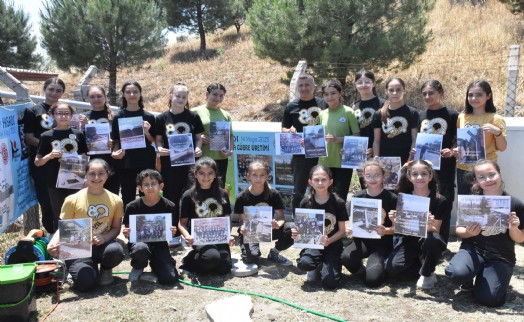 Bergama'da öğrencilere yağmur hasadı eğitimi