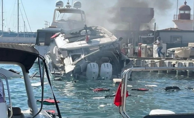 Bodrum'da patlayan lüks teknenin sahibi ünlü iş insanı çıktı!