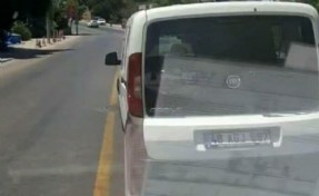 Bodrum’da ambulansa yol vermeyen sürücüye 933 lira ceza; olay anı kamerada