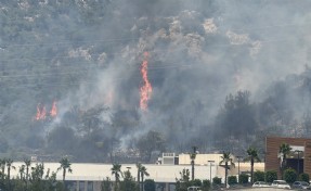 Bodrum’da maki yangını; Kontrol altına alındı