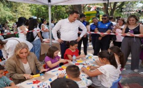 Bornovalı miniklerin karne sevinci şenlikle taçlandı: Hem eğlendiler hem de öğrendiler