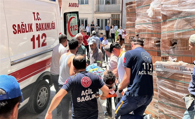 Elektrik akımına kapılan işçi ağır yaralandı