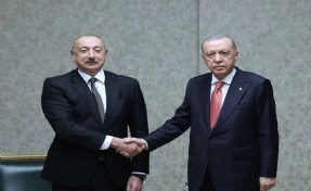 Erdoğan, Azerbaycan Cumhurbaşkanı Aliyev ile görüştü