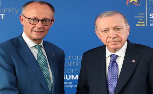 Erdoğan ile Almanya Başbakanı Merz görüştü
