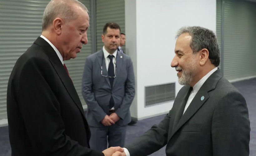 Erdoğan ve bakanlar, İran Dışişleri Bakanı Arakçi'yle görüştü