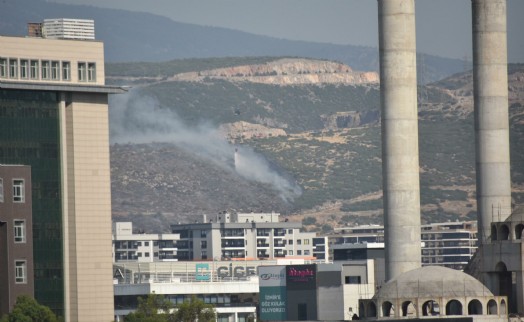 İzmir'de maki yangını