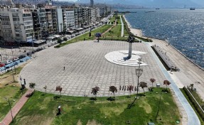 İzmir'de termometreler 40 dereceyi aştı; Kordon boş kaldı