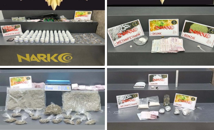 İzmir'de uyuşturucu operasyonu: 13 tutuklama