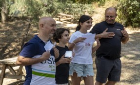 Karşıyakalı babalar ve çocuklar kampta buluştu