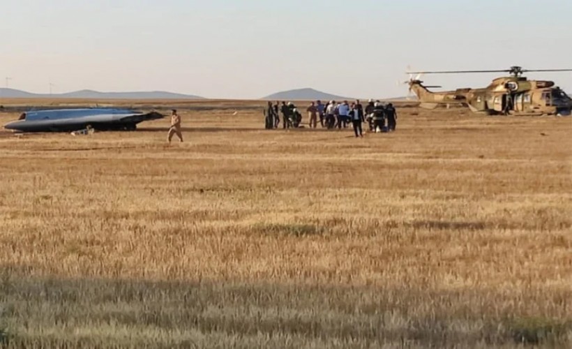 Konya'da İHA düştü: Ekipler harekete geçti